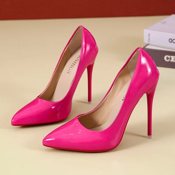 Elegant Stiletto Heels for Women - Chic Pointed Toe Pumps for Parties and Weddings